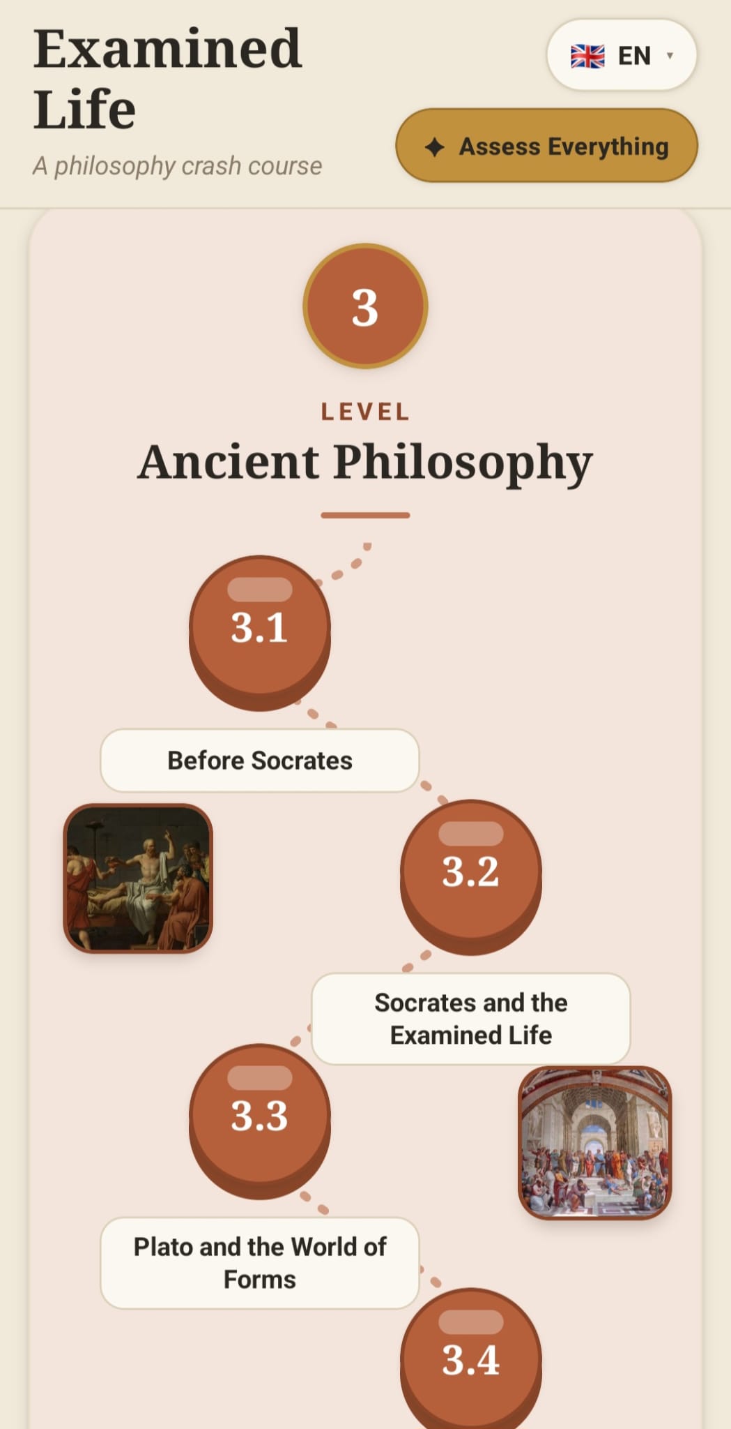 Examined Life app screenshot 2